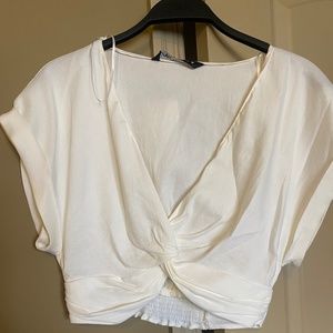 BRAND NEW ZARA TWIST CROP TOP